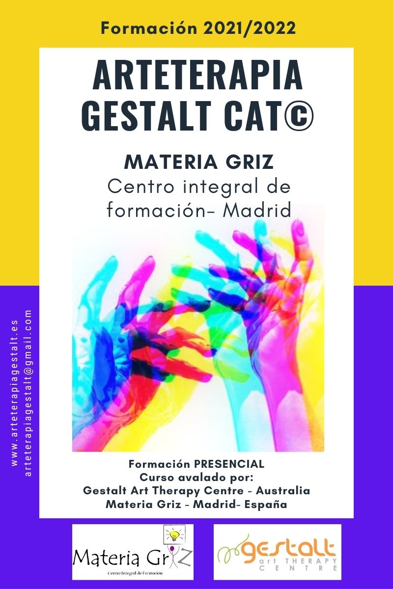 imagen: 2021 Formación PRESENCIAL CAT® Arteterapia Gestalt- Materia Griz- Madrid- España