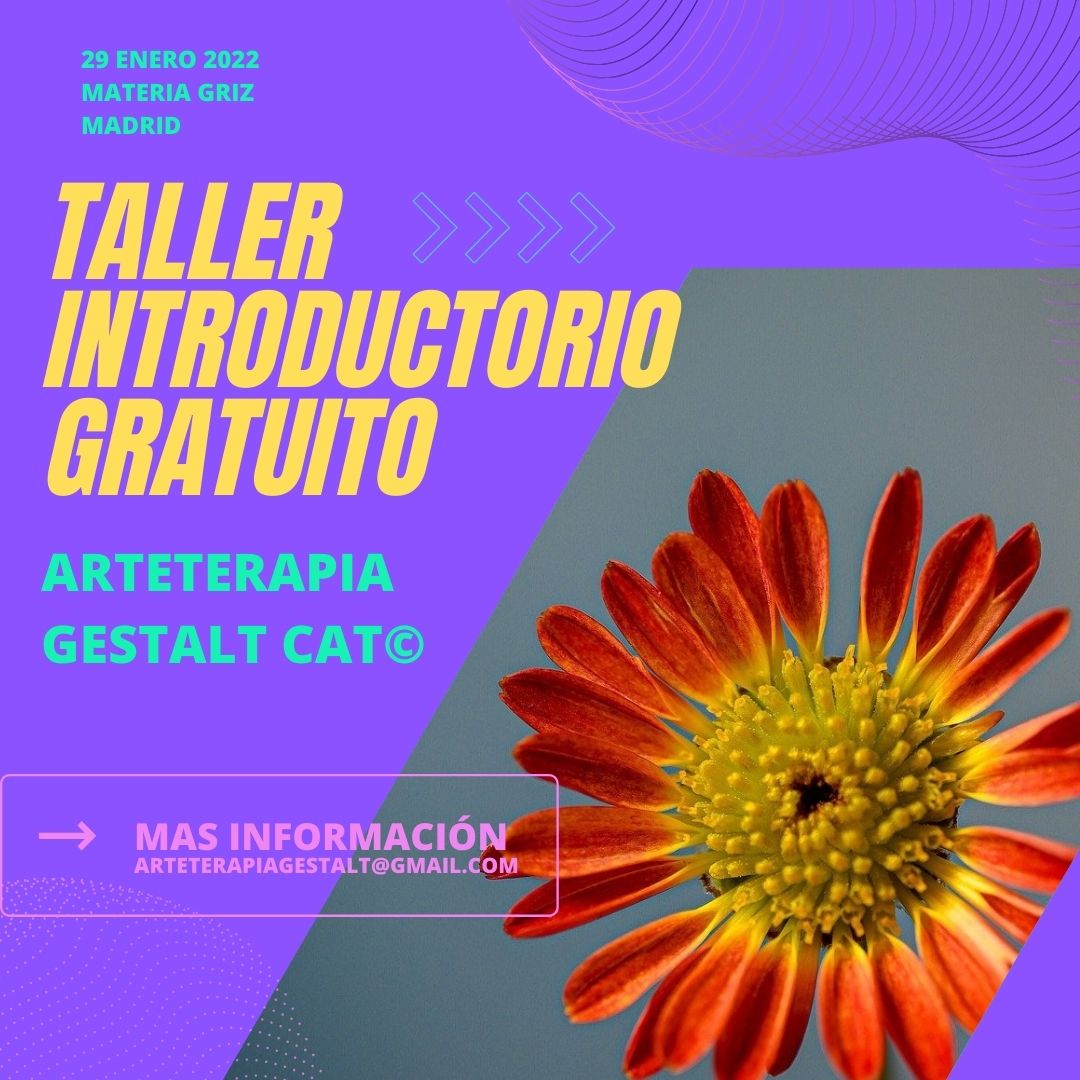 imagen: 2022 Taller Introductorio Arteterapia Gestalt CAT Gratuito