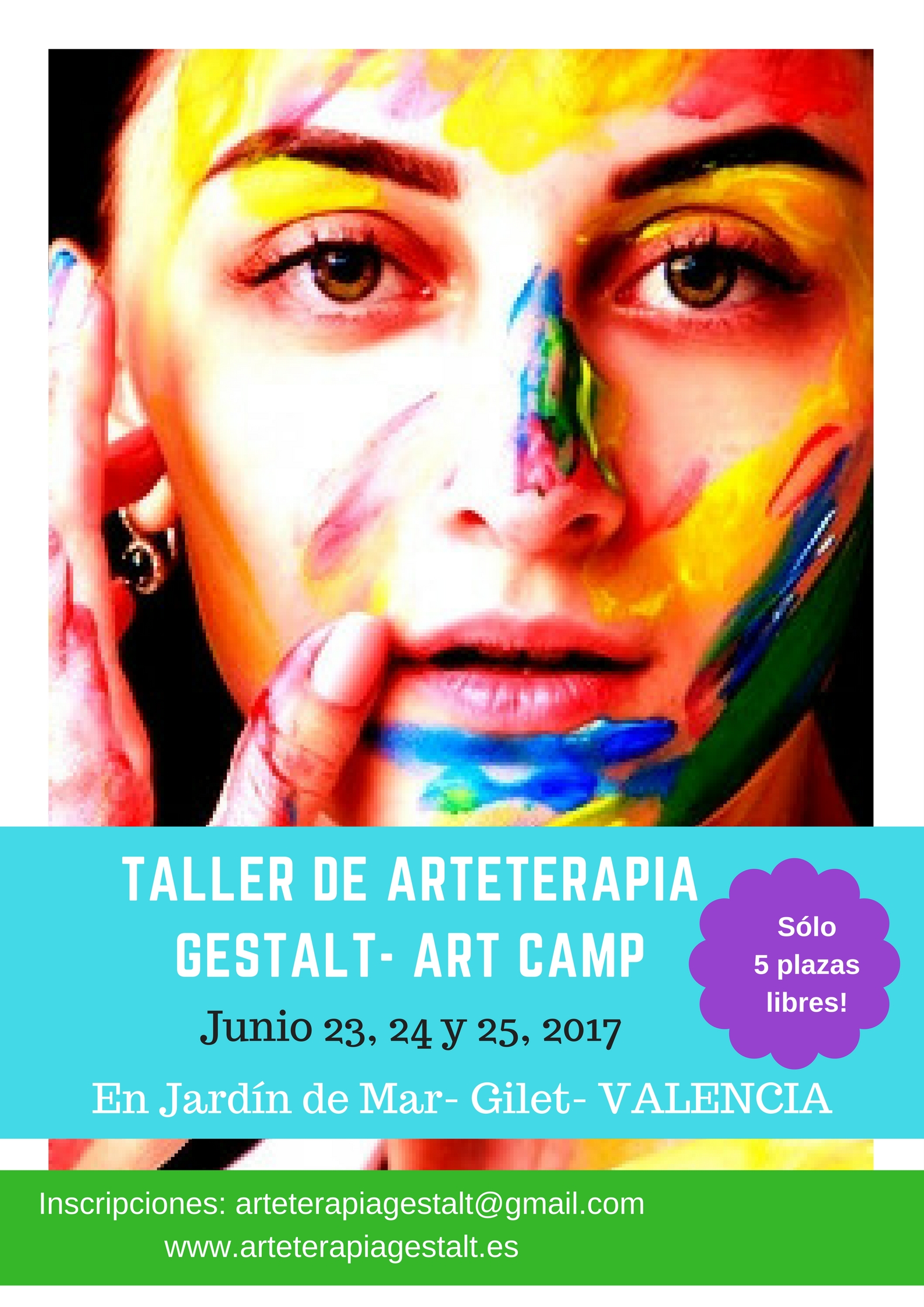 foto #2 de entrada del blog: TALLER Arteterapia Gestalt, Junio 23, 24 y 25, en JARDIN DE MAR- GILET- VALENCIA- Comunidad Valenciana- Espaa